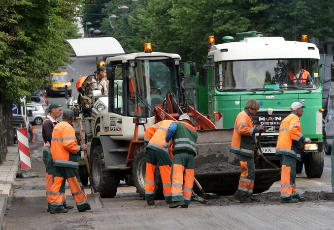 Sutaupyti milijonai – gatvių remontui