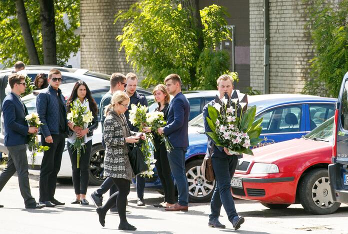 Nužudyto verslininko Aurimo Rapalio laidotuvės