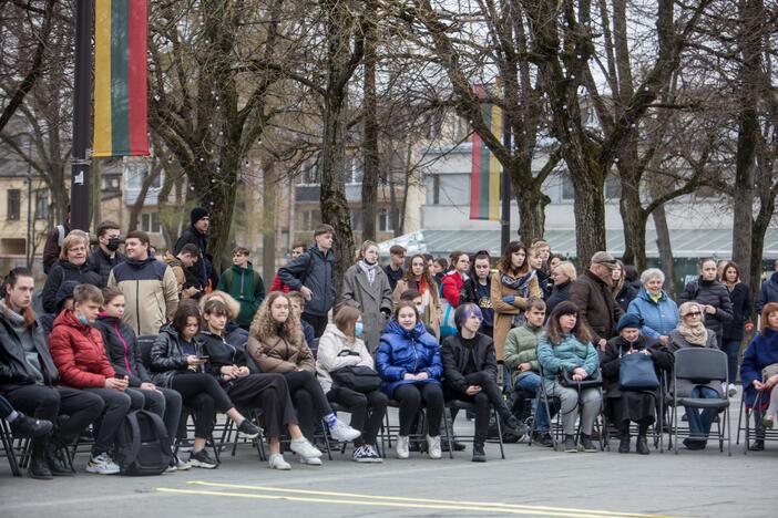 Kultūros ir taikos valanda prie Vytauto Didžiojo paminklo