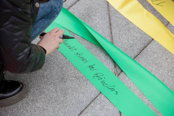 Kultūros ir taikos valanda prie Vytauto Didžiojo paminklo