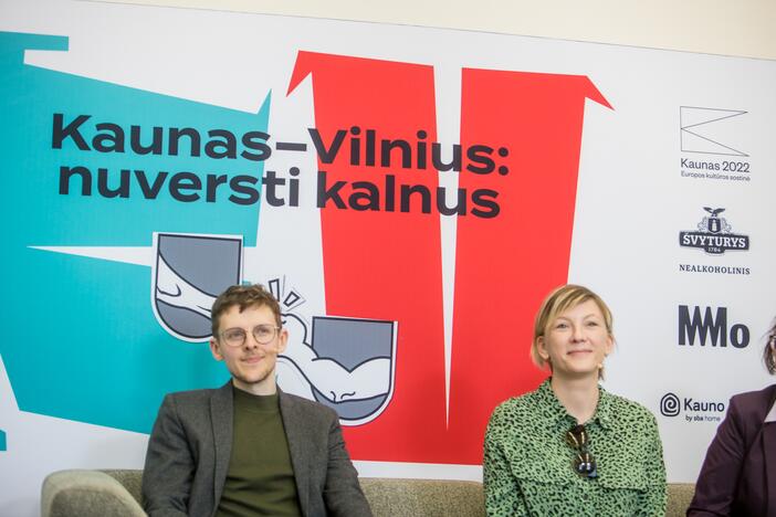 Parodos „Kaunas–Vilnius: nuversti kalnus“ pristatymas