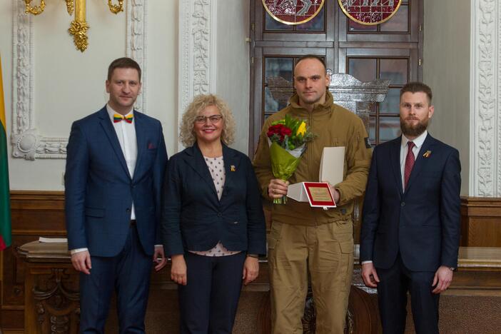 Apdovanojimai Kauno rotušėje