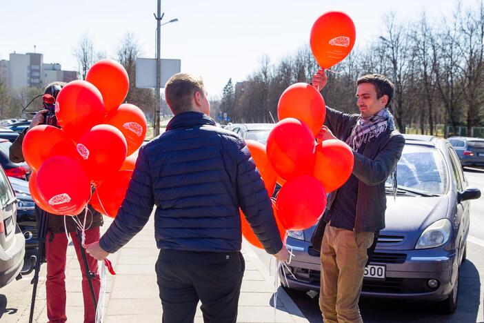 Akcija „Nebūk trombas!“ Vilniuje