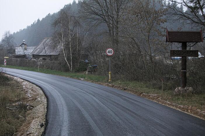 Upės gatvė Smigliuose, kurioje gyvena S. Skvernelis