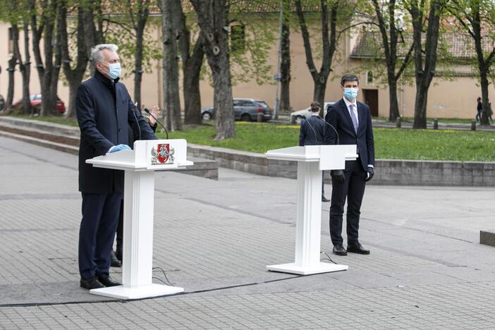 G. Nausėdos spaudos konferencija