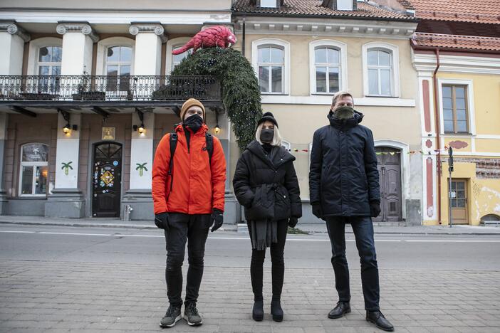 Projekto „Įžiebk Kalėdas balkone“ pradžios renginys