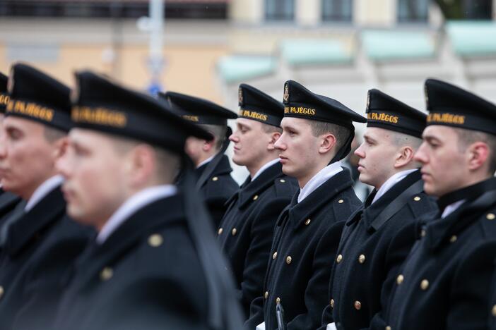 Oficiali JAV gynybos sekretoriaus pasitikimo ceremonija