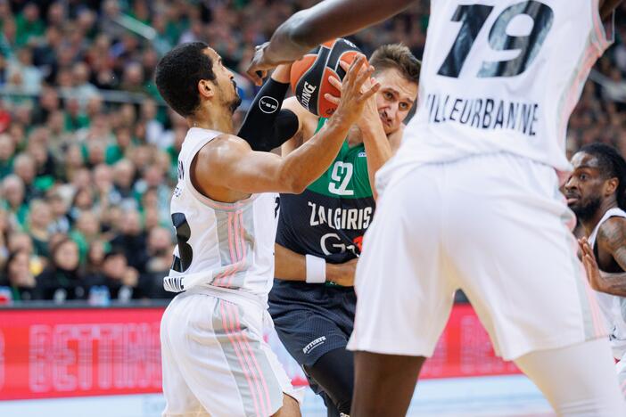 Eurolyga: „Žalgiris“–ASVEL (88:91)