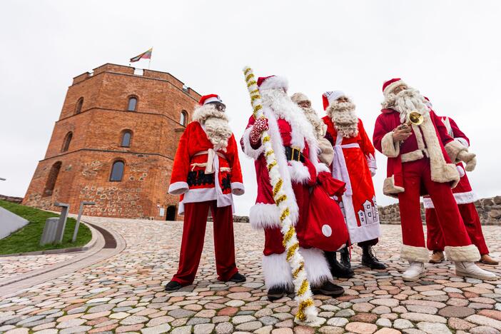 Kalėdų Senelių sąskrydis Vilniuje