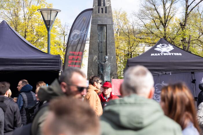 Maitinimo sektoriaus darbuotojų protestas Vilniuje