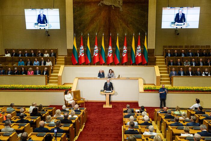 G. Nausėdos inauguracija Seime