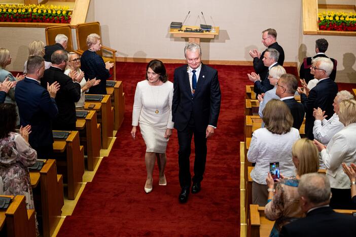 G. Nausėdos inauguracija Seime