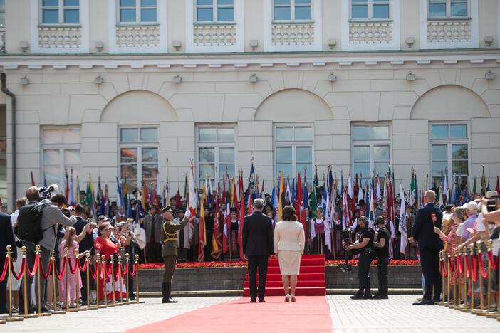 Iškilminga Respublikos Prezidento vėliavos keitimo ceremonija