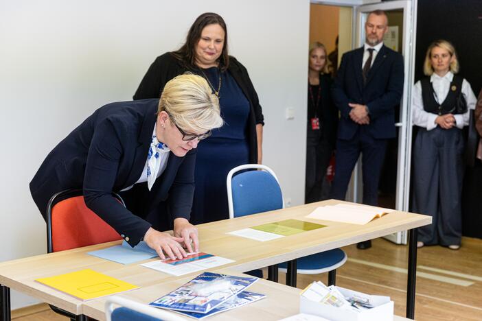 I. Šimonytė lankėsi Lietuvos įtraukties švietime centre