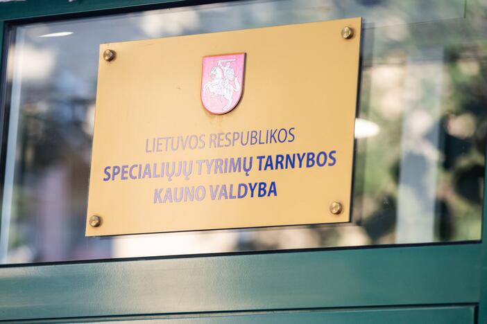 A. Vyšniauskas po apklausos Specialiųjų tyrimų tarnyboje Kaune