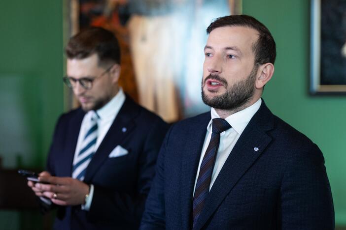 Po Seimo rinkimų: demokratų sąjungos „Vardan Lietuvos“ spaudos konferencija