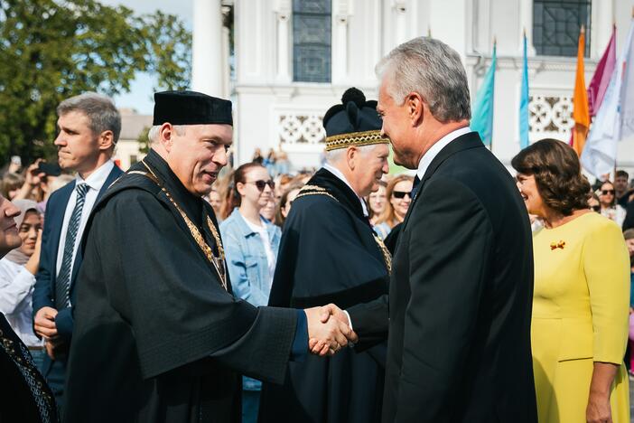 Prezidentas dalyvavo Kauno universitetų mokslo metų pradžios šventėje