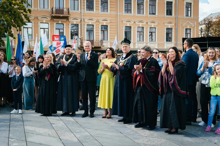 Prezidentas dalyvavo Kauno universitetų mokslo metų pradžios šventėje