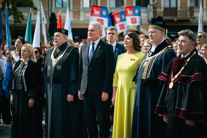 Prezidentas dalyvavo Kauno universitetų mokslo metų pradžios šventėje