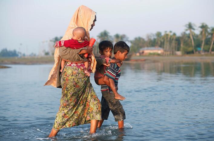 Lietuva skyrė lėšų humanitarinei pagalbai Mianmaro pabėgėliams