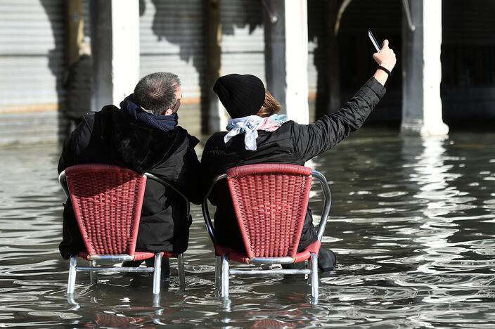 Veneciją užliejo potvynis