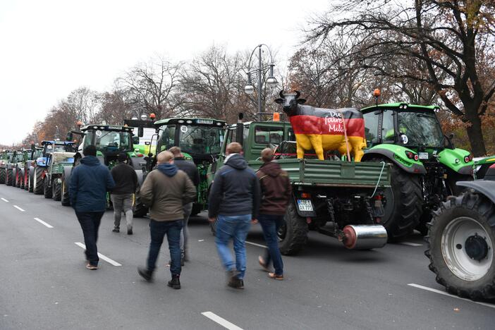 Ūkininkų protestas Berlyne