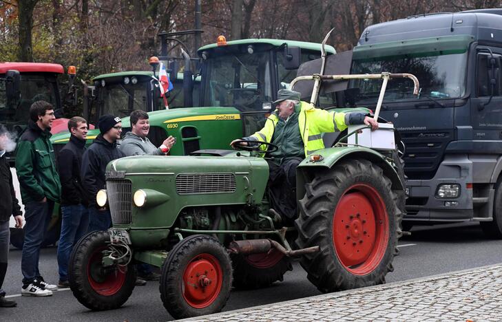 Ūkininkų protestas Berlyne