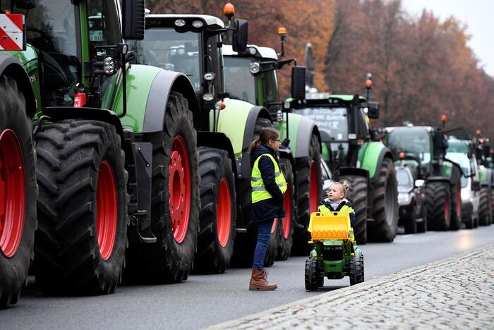 Ūkininkų protestas Berlyne