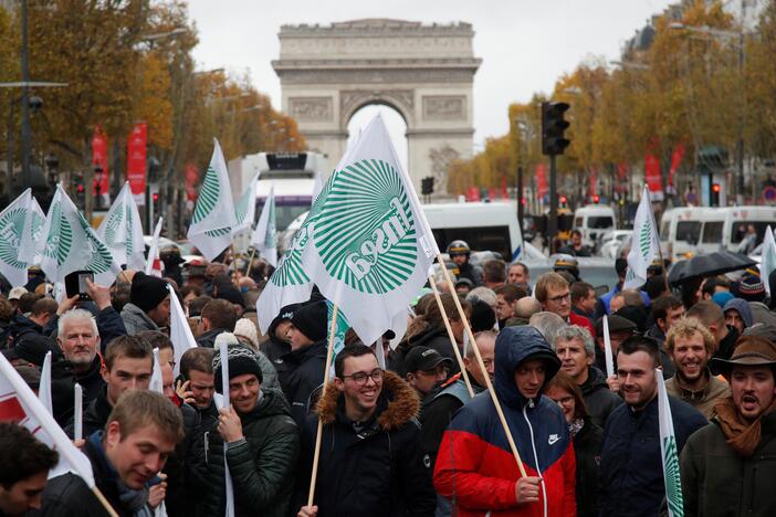 Ūkininkų protestas Prancūzijoje