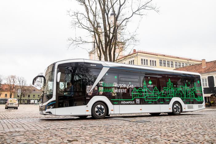 Kauno gatves išbando naujasis elektrinis autobusas