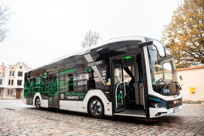 Kauno gatves išbando naujasis elektrinis autobusas