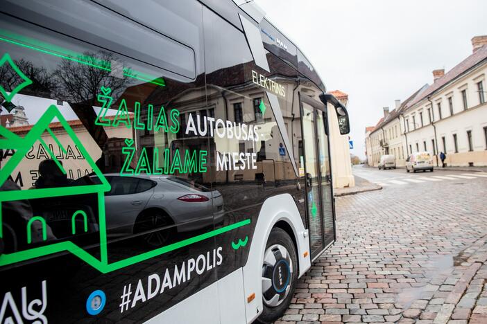 Kauno gatves išbando naujasis elektrinis autobusas