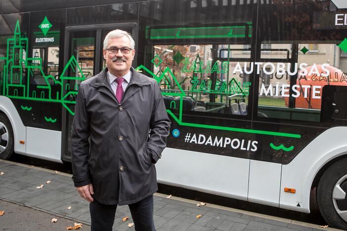 Kauno gatves išbando naujasis elektrinis autobusas