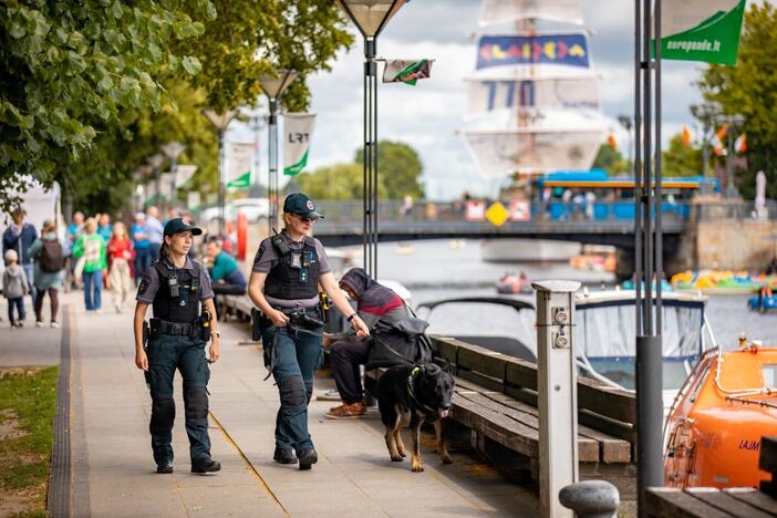 Pajėgos: Jūros šventės metu mieste budės sustiprintos policijos pajėgos.