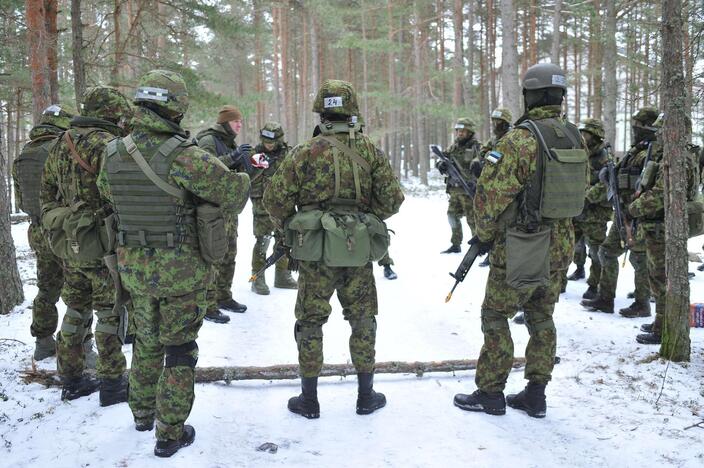 Į Estiją atvyksta pirmoji NATO karių grupė