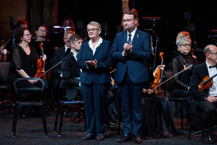 Nacionalinių kultūros ir meno premijų įteikimo ceremonija