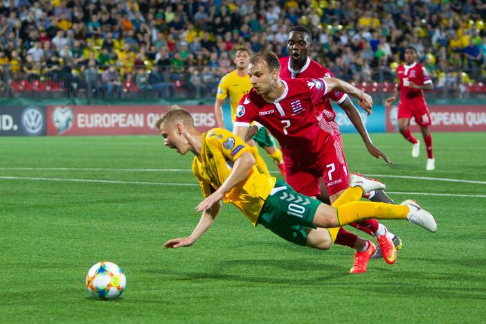 Europos futbolo čempionato atranka: Lietuva – Liuksemburgas 1:1