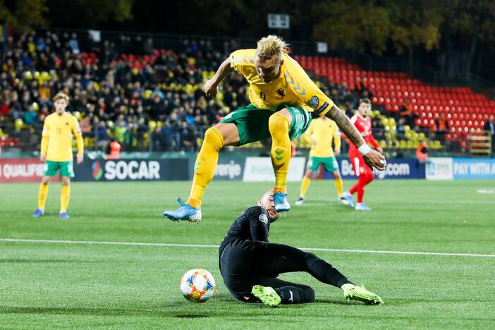 Europos futbolo čempionato atranka: Lietuva – Serbija