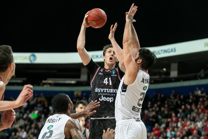 Europos taurė: Vilniaus „Rytas“ –  Belgrado „Partizan“ 61:66