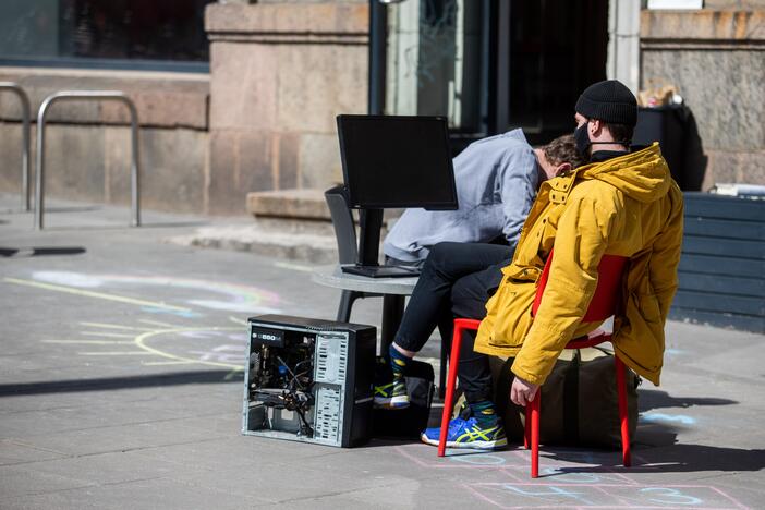 Vilniuje pradeda veikti kavinės