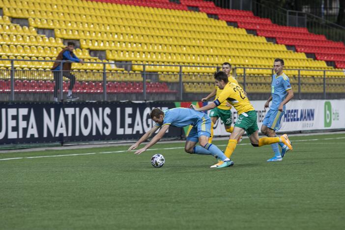 UEFA Tautų lyga: Lietuva – Kazachstanas 0:2