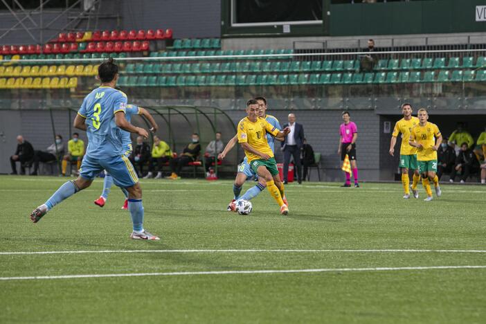 UEFA Tautų lyga: Lietuva – Kazachstanas 0:2