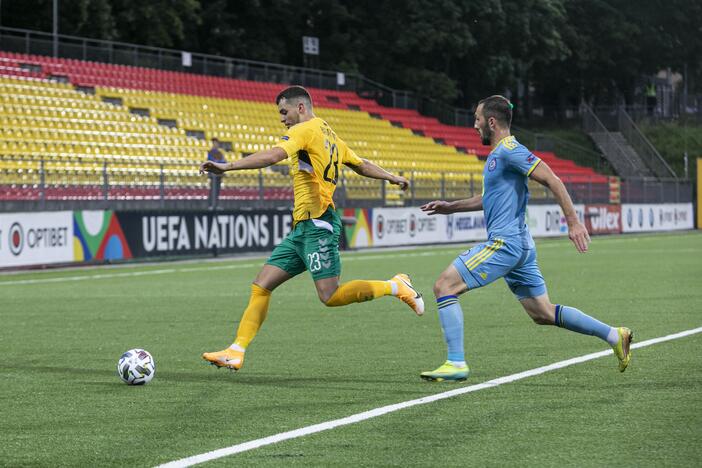 UEFA Tautų lyga: Lietuva – Kazachstanas 0:2