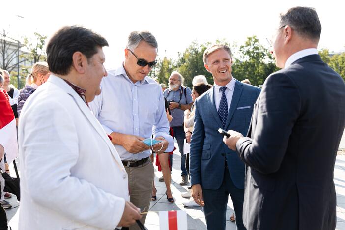  Baltarusijos demokratinės opozicijos palaikymo akcija „Vieni metai po revoliucijos“