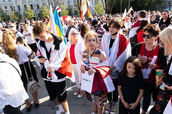  Baltarusijos demokratinės opozicijos palaikymo akcija „Vieni metai po revoliucijos“