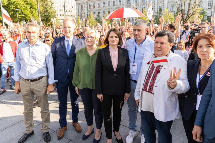  Baltarusijos demokratinės opozicijos palaikymo akcija „Vieni metai po revoliucijos“