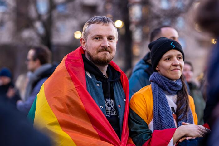 Mitingas „Už partnerystę ir lygybę visiems Lietuvoje!“