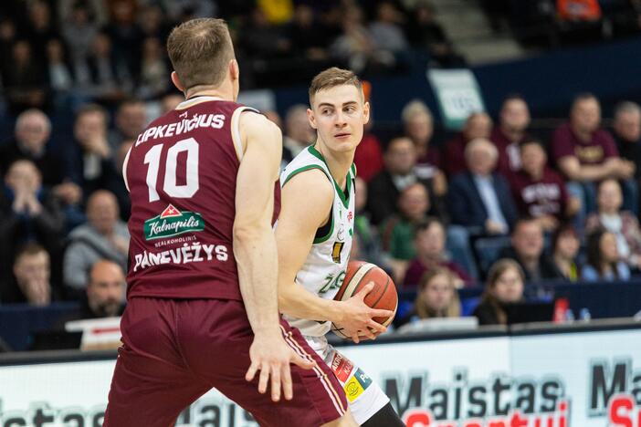 LKL pusfinalis: Panevėžio „Lietkabelis“ – Kauno „Žalgiris“ 79:55