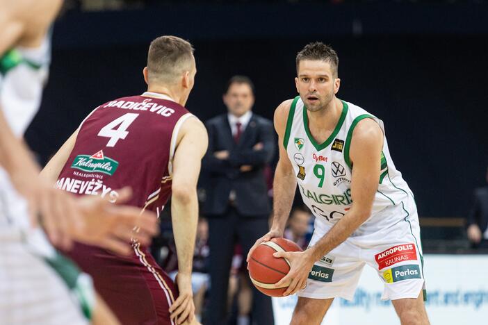 LKL pusfinalis: Panevėžio „Lietkabelis“ – Kauno „Žalgiris“ 79:55