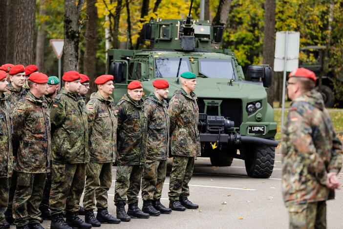 Lietuvai priskirtos Vokietijos brigados štabo inauguracija